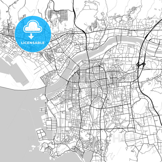 和歌山市 Wakayama, City Map, Light