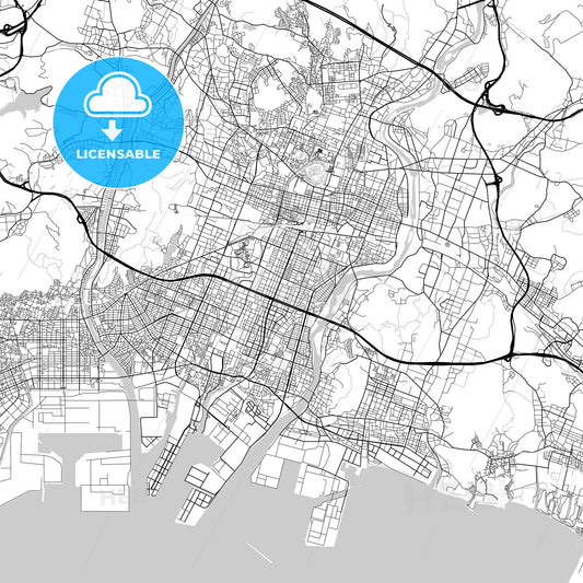 姫路市 Himeji, City Map, Light