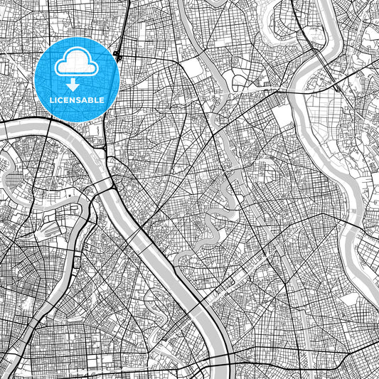 葛飾区 Katsushika, City Map, Light