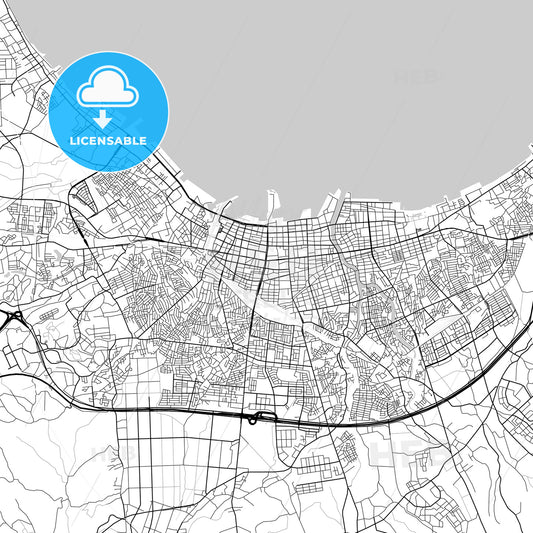 青森市 Aomori, City Map, Light
