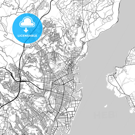 鹿児島市 Kagoshima, City Map, Light