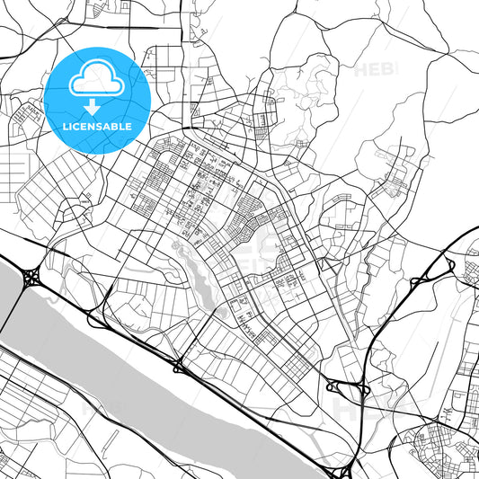 고양시 Goyang City Map, Light