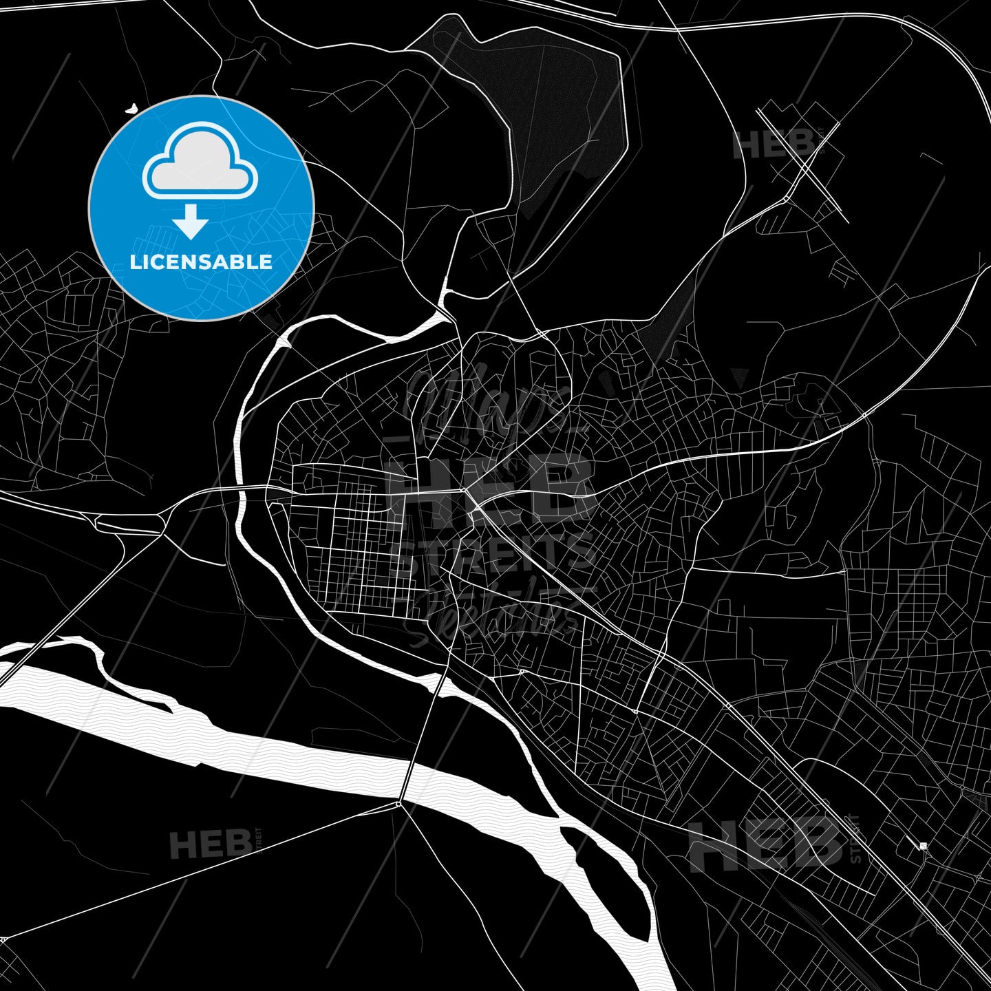 Edirne, Turkey PDF map