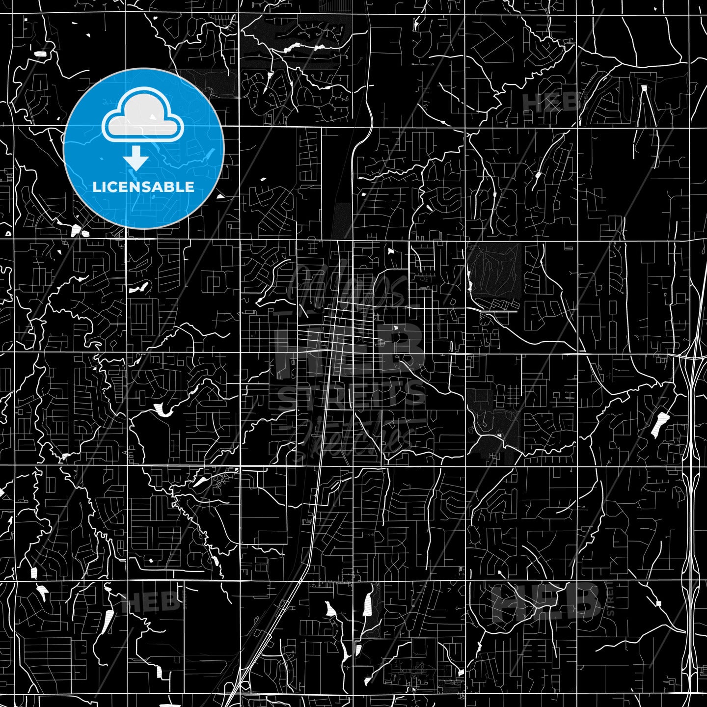 Edmond, Oklahoma, United States, PDF map