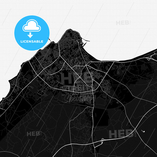 El Jadid, Morocco PDF map