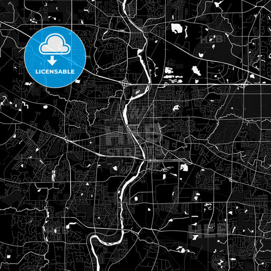 Elgin, Illinois, United States, PDF map