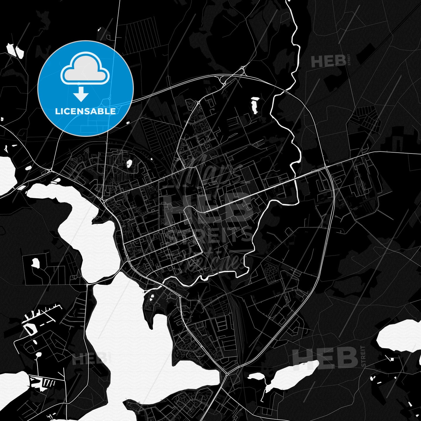 Ełk, Poland PDF map