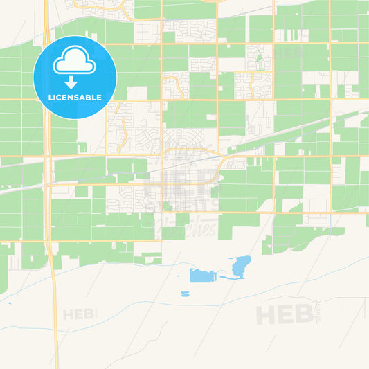 Empty vector map of Buckeye, Arizona, USA