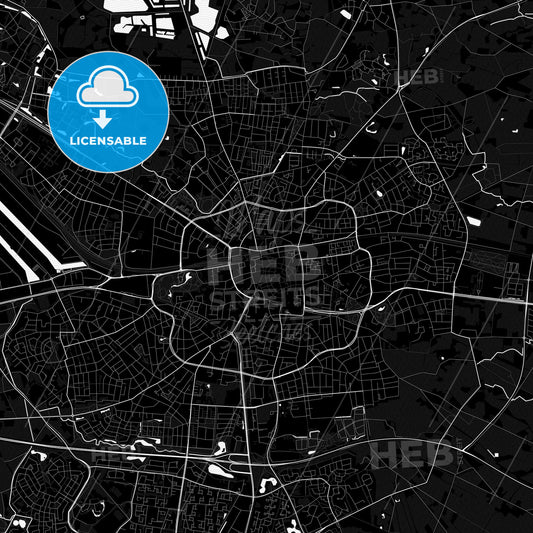 Enschede, Netherlands PDF map