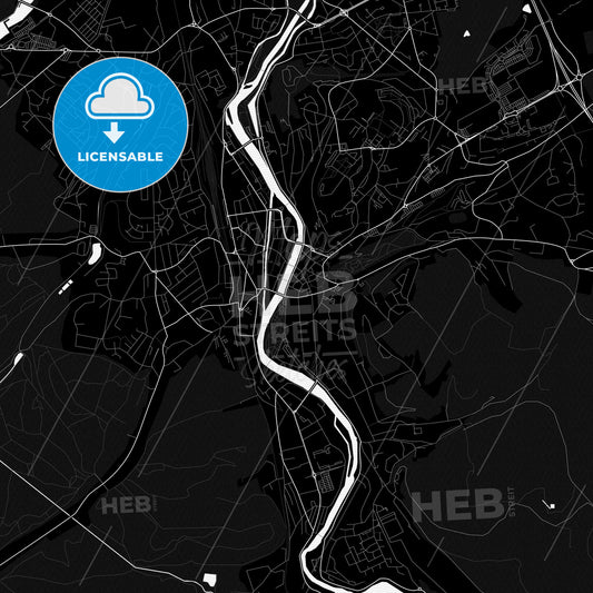 Épinal, France PDF map