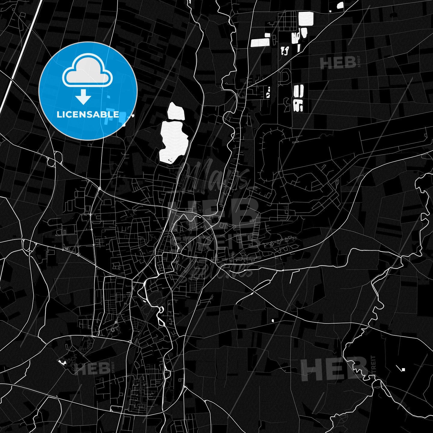 Erding, Germany PDF map