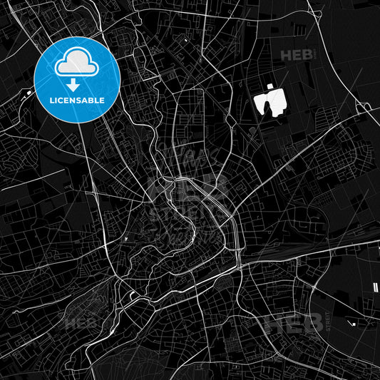Erfurt, Germany PDF map