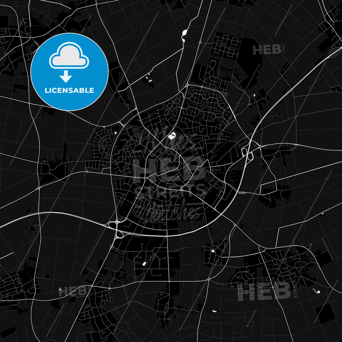 Erkelenz, Germany PDF map