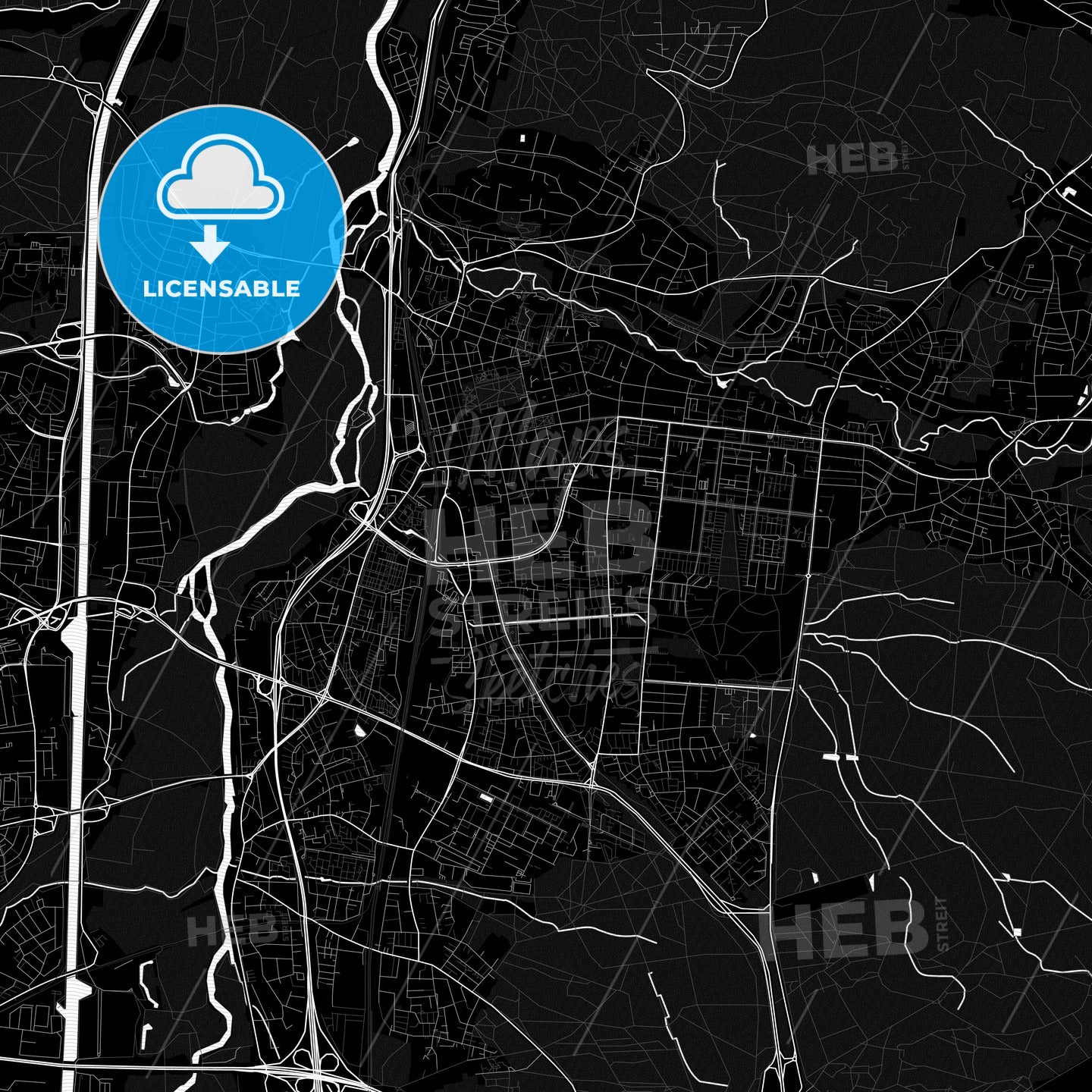 Erlangen, Germany PDF map