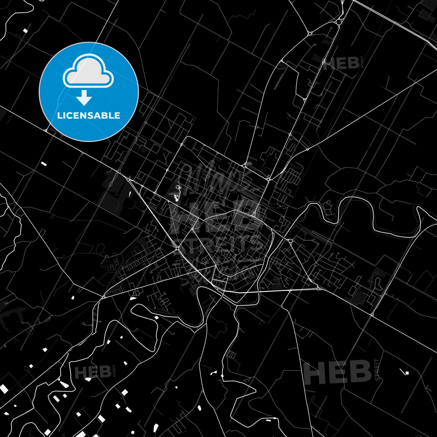 Faenza, Italy PDF map