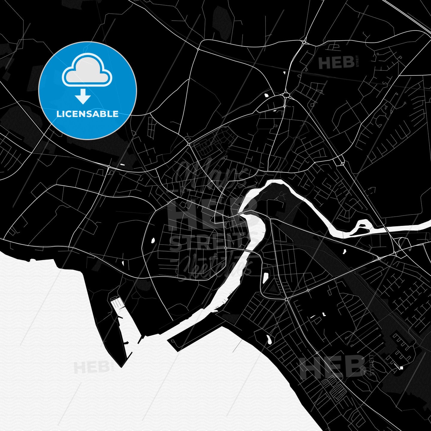 Falkenberg, Sweden PDF map