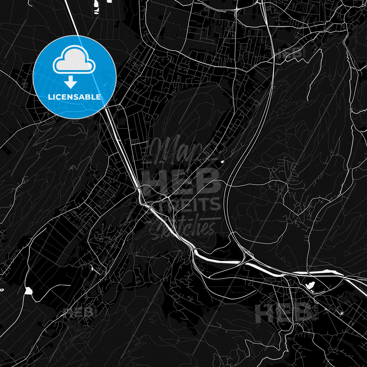 Feldkirch, Austria PDF map