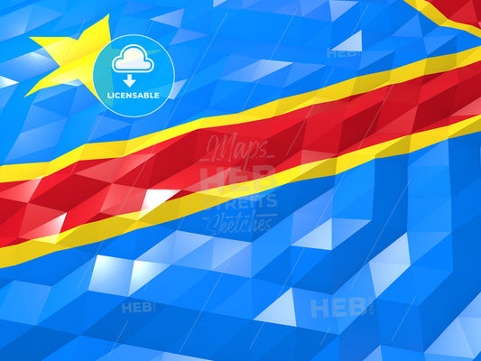 Flag of Democratic Republic of Congo – instant download