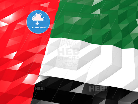Flag of United Arab Emirates – instant download