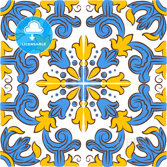 Floral Portuguese Azulejos