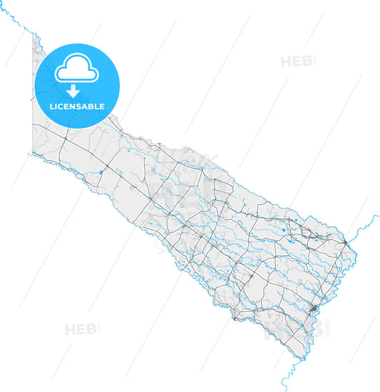 Formosa, Argentina, high quality vector map