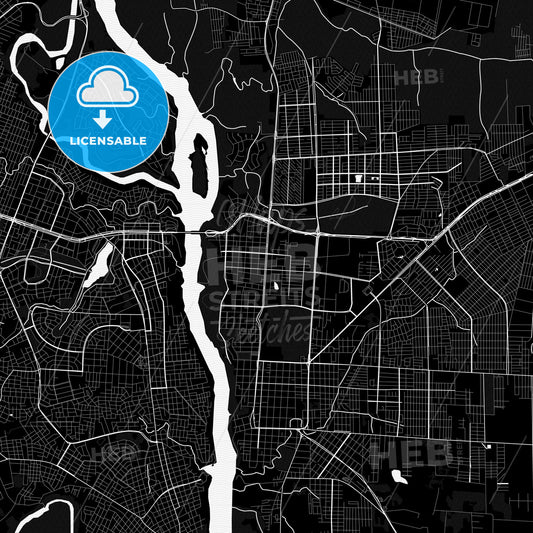 Foz do Iguacu, Brazil PDF map