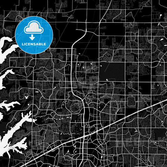 Frisco, Texas, United States, PDF map