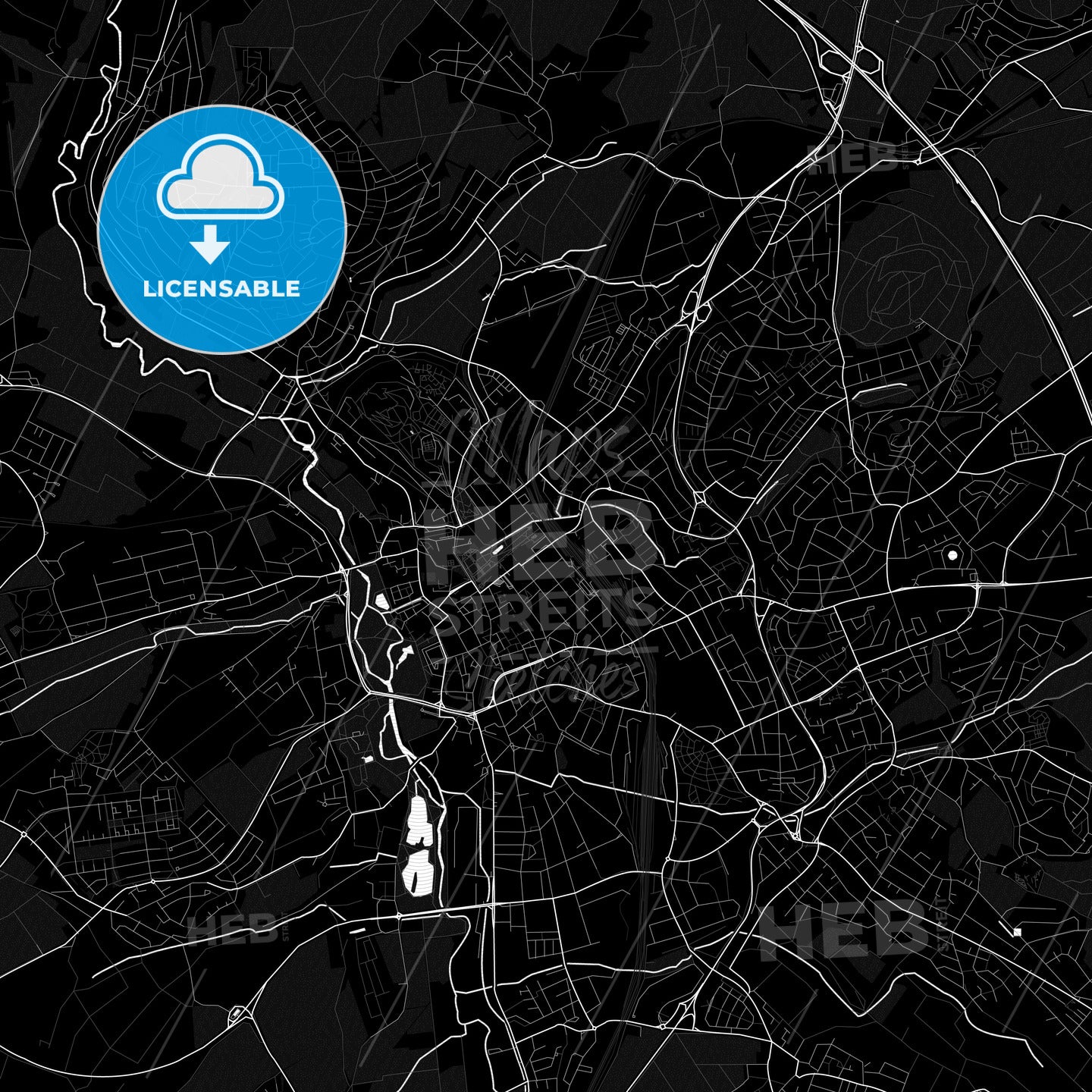 Fulda, Germany PDF map