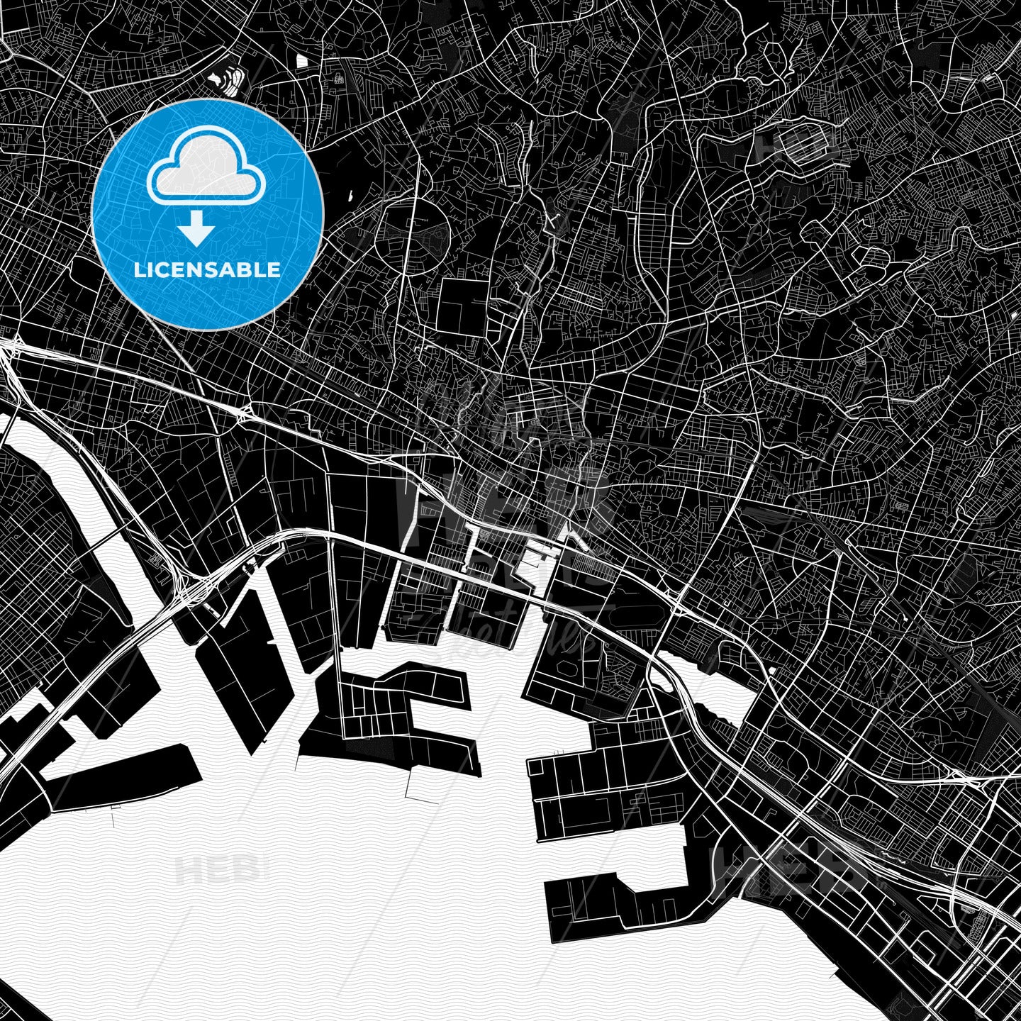 Funabashi, Japan PDF map