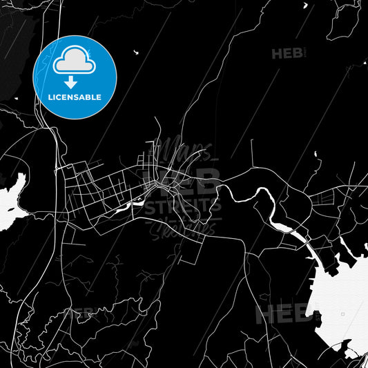 Fuqing, China PDF map