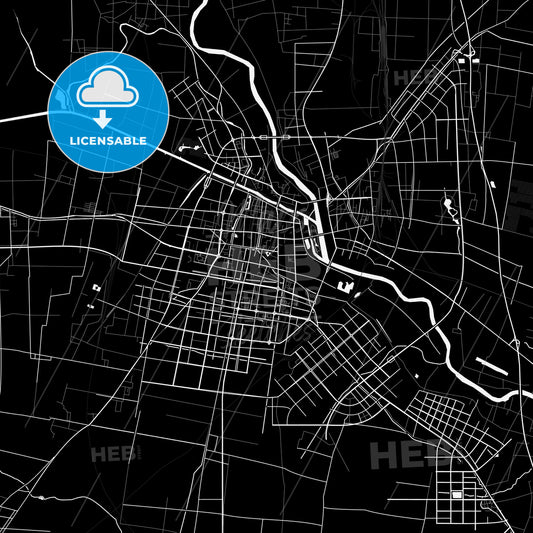 Fuyang, China PDF map