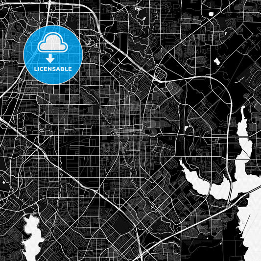 Garland, Texas, United States, PDF map