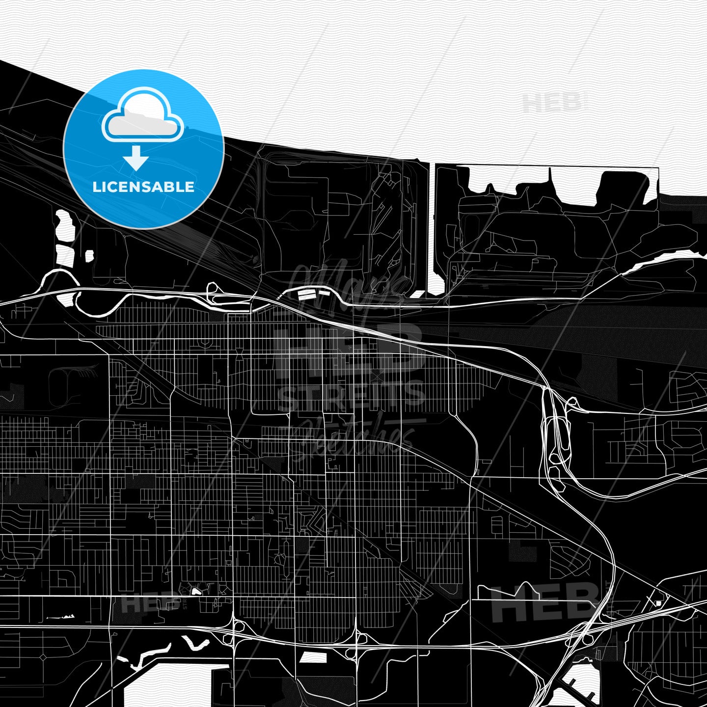 Gary, Indiana, United States, PDF map