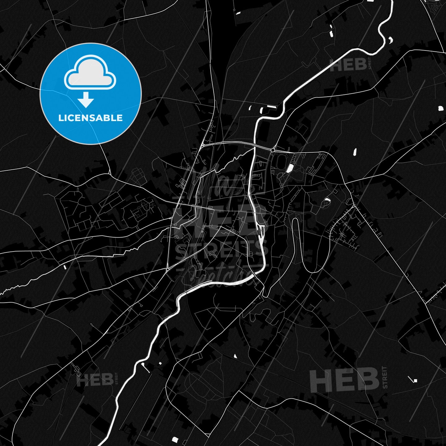 Geraardsbergen, Belgium PDF map