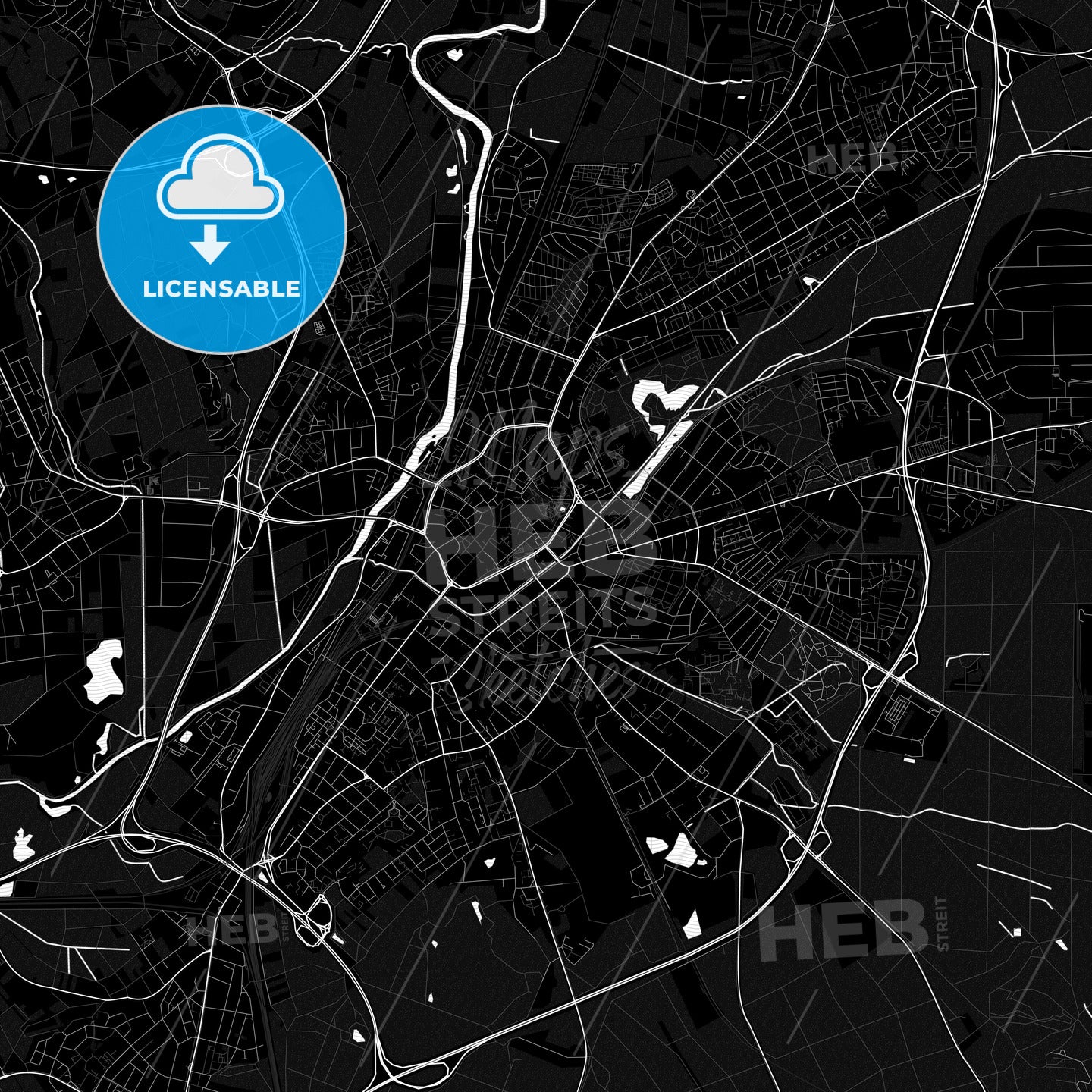 Gießen, Germany PDF map