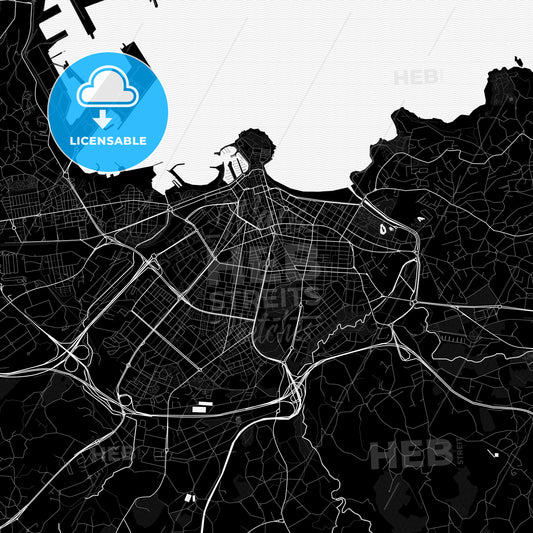 Gijón, Spain PDF map