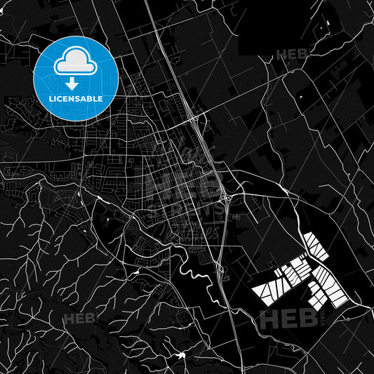 Gilroy, California, United States, PDF map