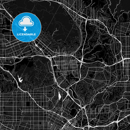 Glendale, California, United States, PDF map
