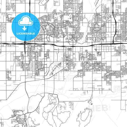 Goodyear, Arizona - Area Map - Light