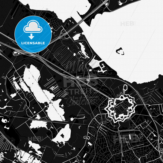 Gooise Meren, Netherlands PDF map