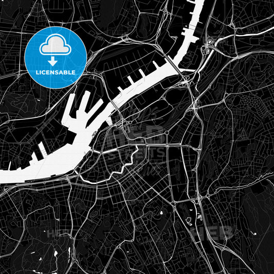 Gothenburg, Sweden PDF map