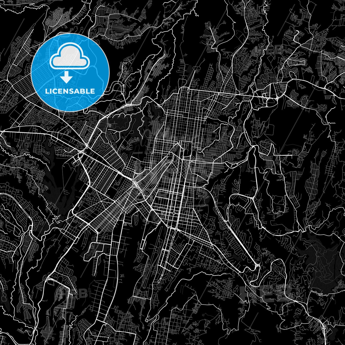 Guatemala City, Guatemala PDF map