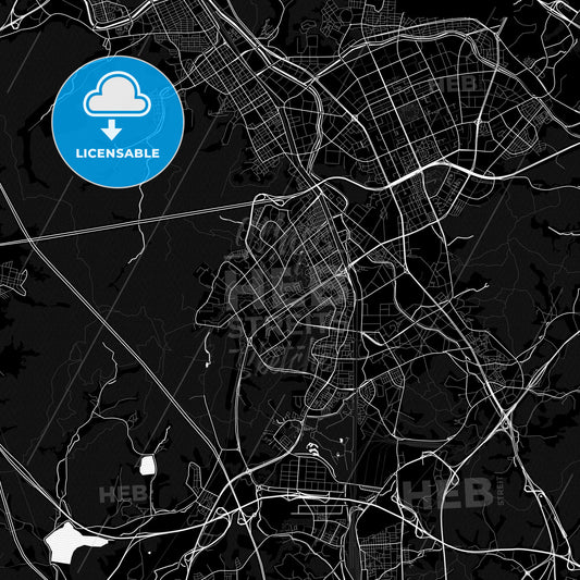 Gunpo, South Korea PDF map
