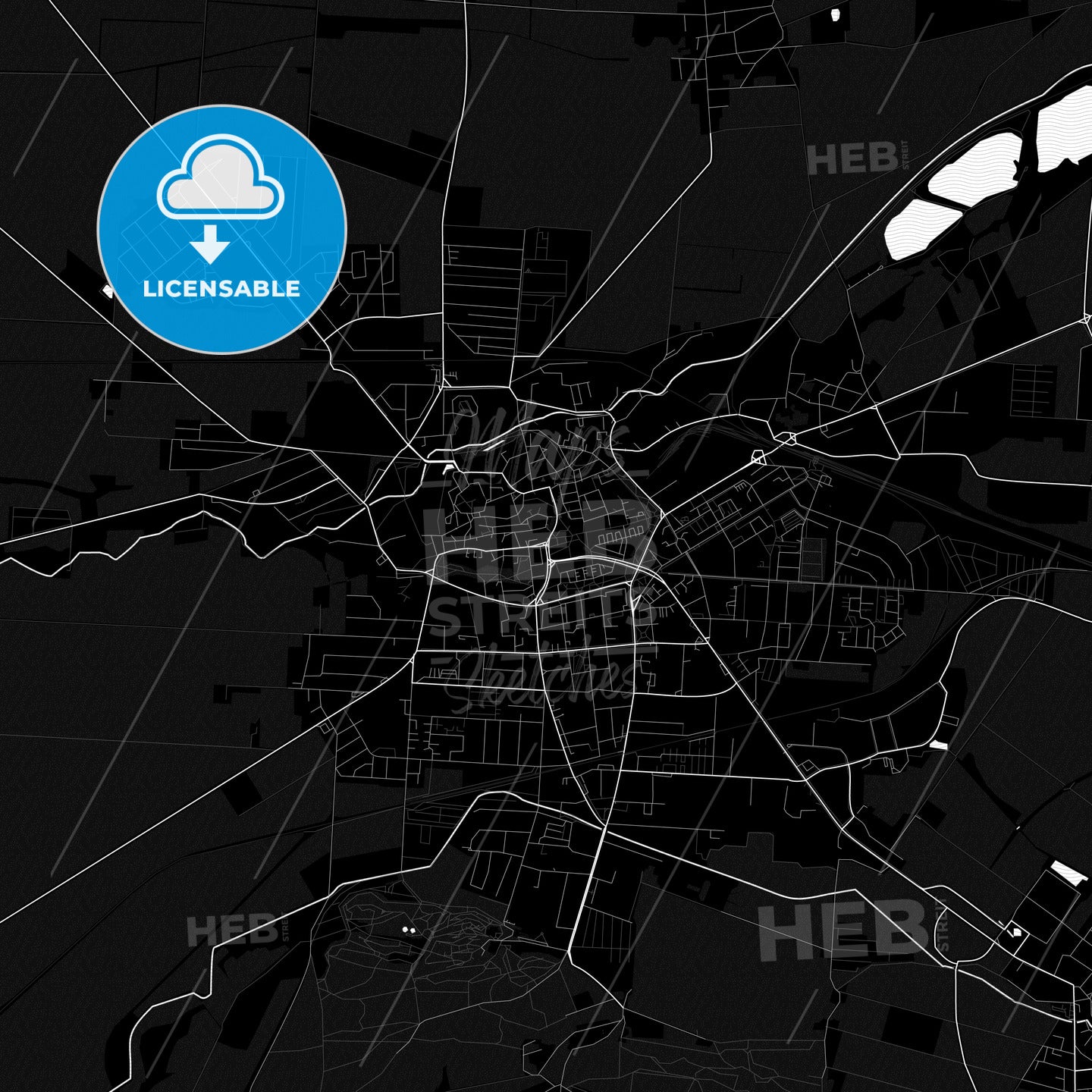 Halberstadt, Germany PDF map