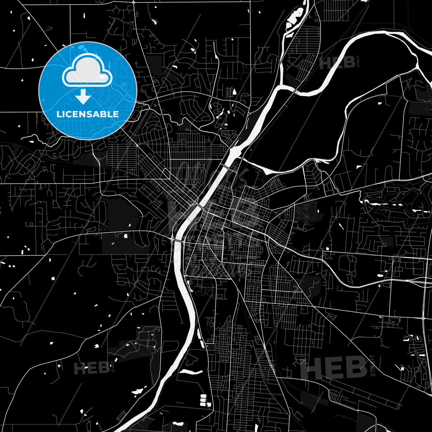 Hamilton, Ohio, United States, PDF map