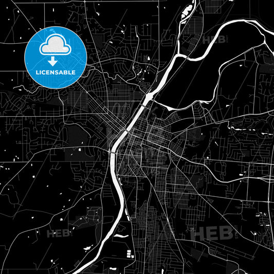 Hamilton, Ohio, United States, PDF map