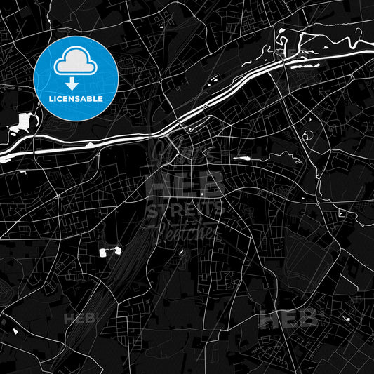 Hamm, Germany PDF map