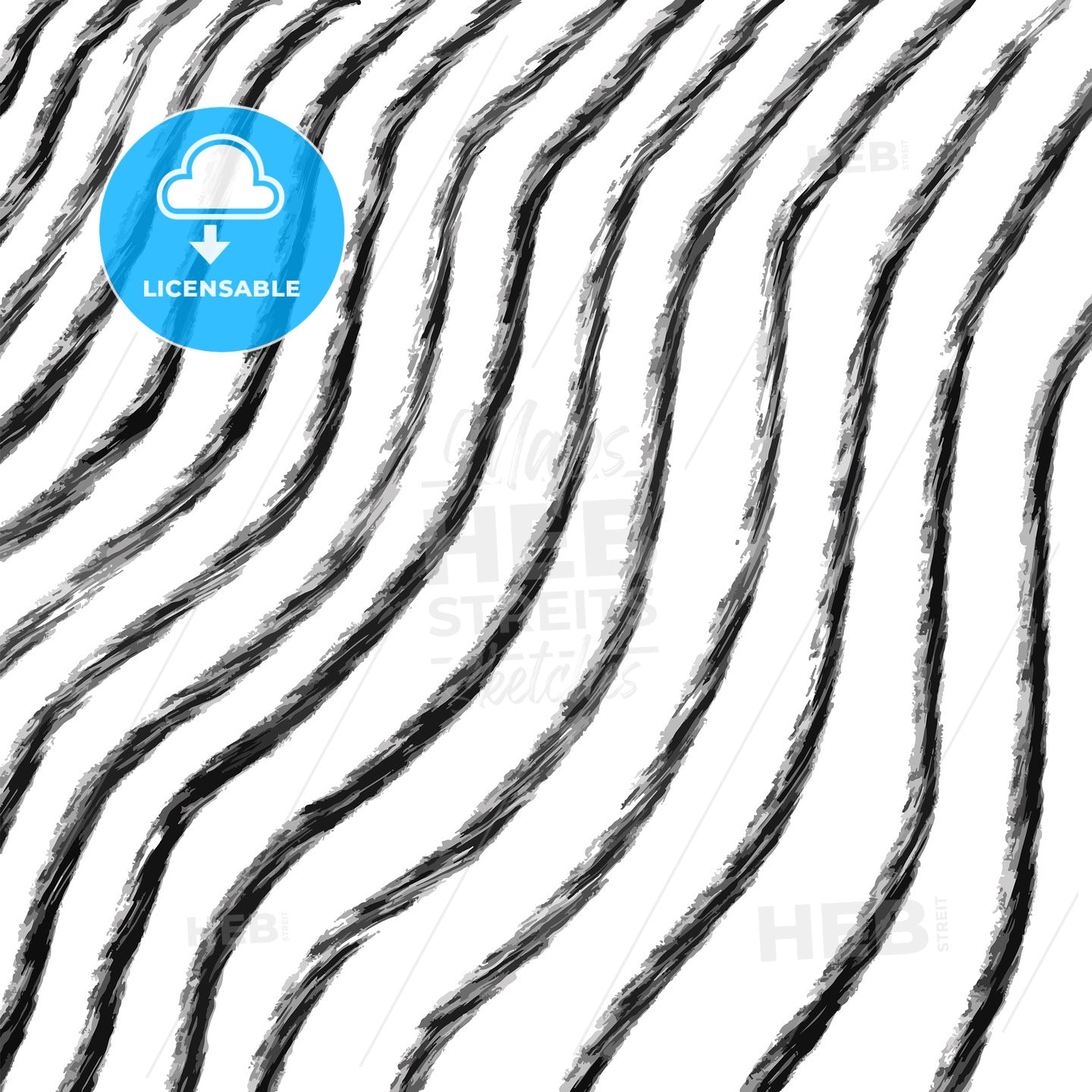 Hand drawn lines – instant download