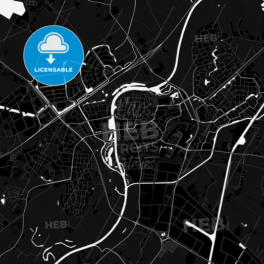 Hardenberg, Netherlands PDF map