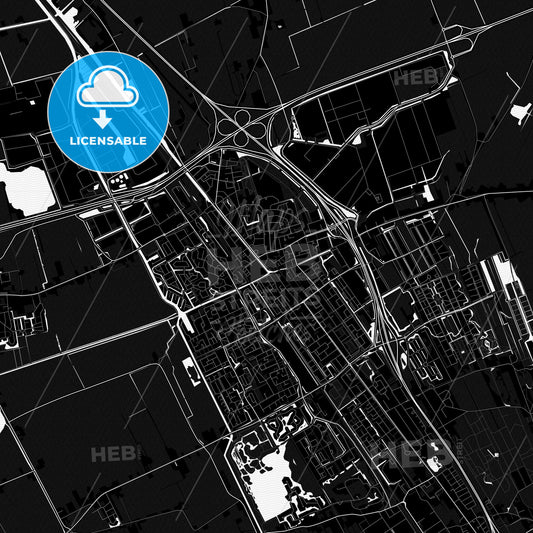 Heerenveen, Netherlands PDF map